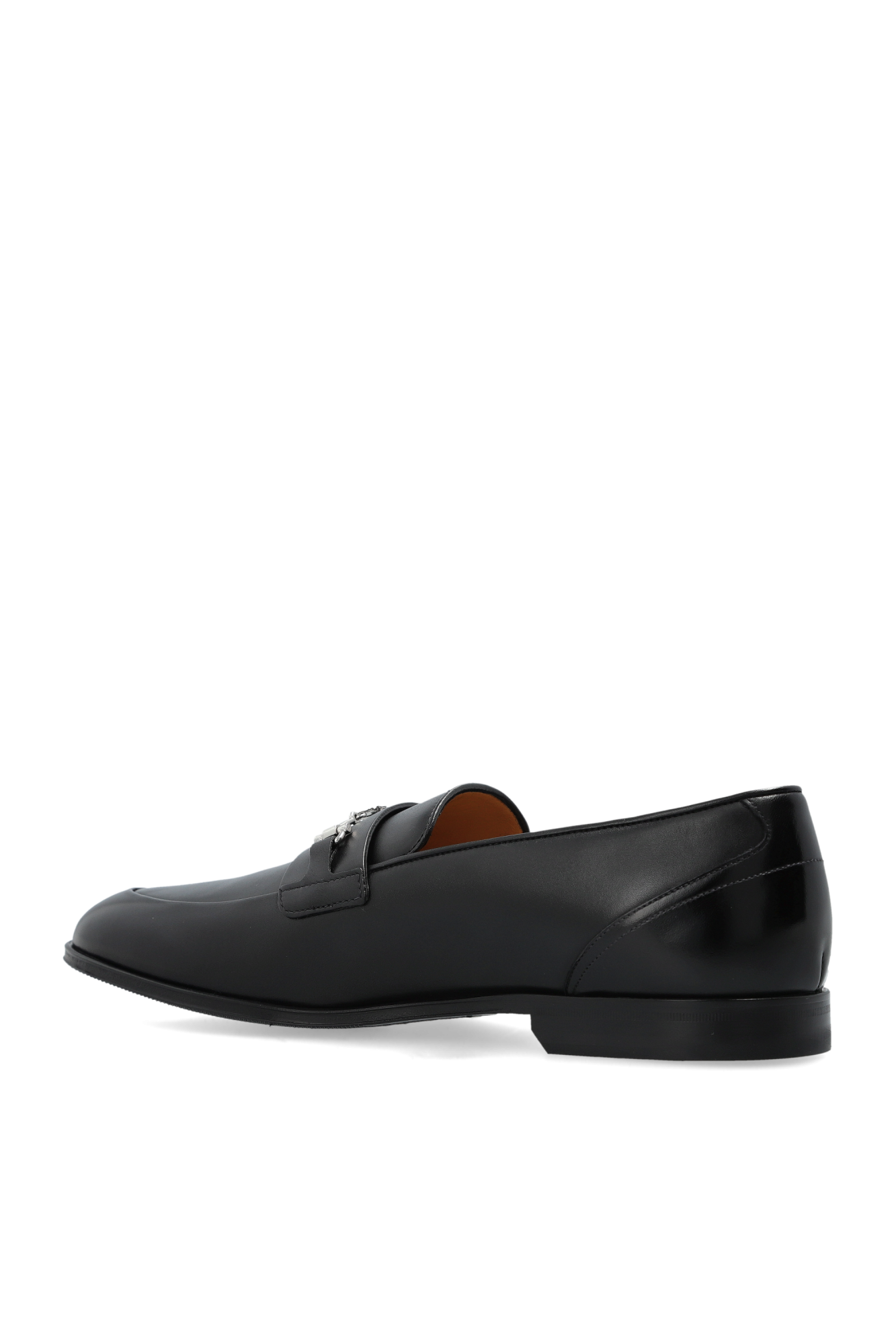 Bally オフライエン ラウントトゥ フラット WF102VCP001 U901 Bally Collodi Black Leather Horsebit Loafers, Brand Size 7